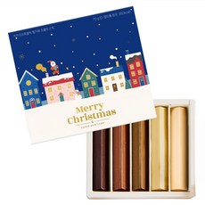 카카오리퍼블릭 크리스마스 에디션 수제 초콜릿 스틱 5종 선물세트 70g, 1세트