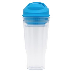 bebehome 居家生活 麥片牛奶杯 沙拉杯 乾濕分離早餐杯, 天空藍, 1個