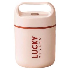 Couselect 保溫早餐杯/304不鏽鋼帶蓋粥杯便攜燕麥杯/牛奶杯大容量密封湯罐, 酒紅色, 1個, 500ml