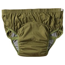 Jini Sangsa 男女通用 成人用 防水內褲 尿布罩 卡其綠, 1個, 1入, XL