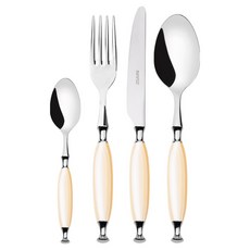 BUGATTI 田園雅緻甜品餐具組, 1套, 甜品匙 + 甜品叉 + 甜品刀 + 咖啡匙