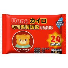 Uone 可可熊 口袋暖暖包 63g 10片, 1個