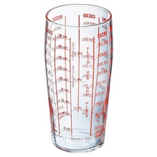 루미낙 유리 계량컵, 혼합색상, 1개, 580ml