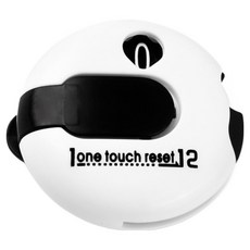 PGM Golf 高爾夫帽夾手套夾計分器 30 x 30 x 20mm PG174, 白黑色, 1個