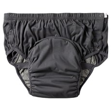 Jini Sangsa 成人病患用防漏安心褲型尿布罩 炭灰色, XL, 1入, 1個