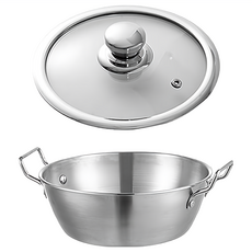 FaSoLa 雙耳帶蓋泡麵碗 小 1L, 銀色, 1個