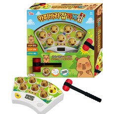 THINK Toys 燈光音效水豚抓擊遊戲, 混合顏色, 1個