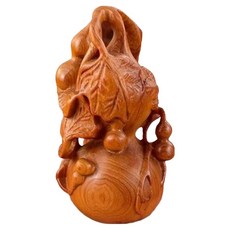 雅諾 香木五福葫蘆室內裝飾品, 單一顏色