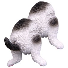 恩熙魔法 獨特貓咪掛鉤式磁鐵 2入, 斑點貓