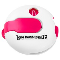 PGM Golf 高爾夫帽夾手套夾計分器 30 x 30 x 20mm PG174, 白紅色, 1個