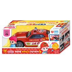 아이윌컴퍼니 베베핀 터치앤고 소방지휘차, 레드, 1개