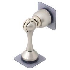 Jageunson 黏貼式免鑽孔磁吸門擋 銀色, 1個