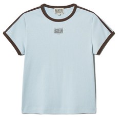 MaritheFrancoisGirbaud 女款 MOUVEMENT CLASSIC LOGO SLIM RINGER TEE