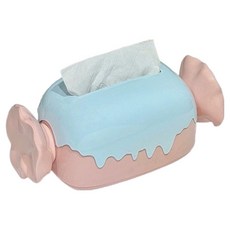 The Flow Commerce Living Flow 甜美馬卡龍糖果面紙盒, 粉紅色, 1個