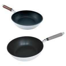 hokua 北陸 SenLen 洗鍊輕量級不沾雙鍋2件組 日本製, 銀色, 1套, 湯鍋 26cm + 平底鍋 20cm