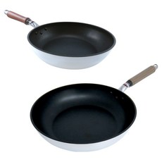 hokua 北陸 SenLen 洗鍊輕量級不沾雙鍋2件組 日本製, 銀色, 1套, 平底鍋 28cm + 24cm