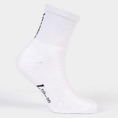 빅터 배드민턴 스포츠 장목 양말 VT25CSC201U, White, 1개