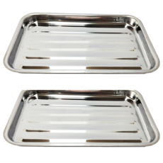 RED HORSE 紅馬 波浪型烤盤, 2個, 25cm