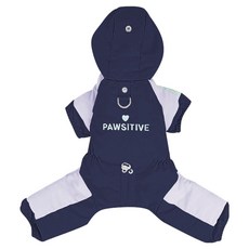 REDPUPPY 狗狗酸洗鋪棉連身衣, 深海軍藍, 1個