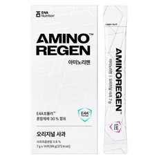 E4a Amino Regen 胺基酸配方 原味蘋果 14入, 98g, 1個