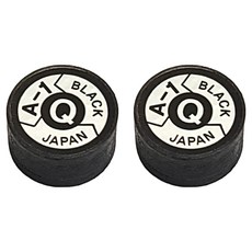 Diamond A-ONE 撞球皮頭 Q, 黑色, 2個