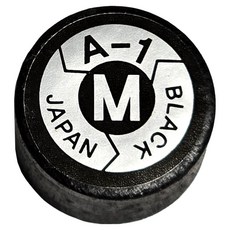 Diamond A-ONE 撞球皮頭 M, 黑色, 1個