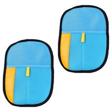 Truly House 五指靜電除毛手套 寵物清潔, 藍色, 2個