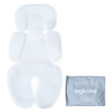 Inglesina 英吉利那 高級雙面嬰兒推車涼墊, 白色, 1個