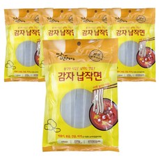 맛에반하다 감자 납작면, 220g, 5개