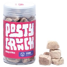 빌리스벳 강아지 포스티 크런치 간식, 65g, 1개, 돼지고기