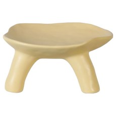 Jiko_EasyGo 陶瓷裝飾品 盤子造型 收納小物, 牛奶黃