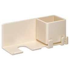 Hanbomnuri 黏貼式收納型吹風機多用途置物架, 象牙白, 1個