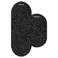 banaco Splash 可水洗珪藻土腳踏墊 2款, 黑色