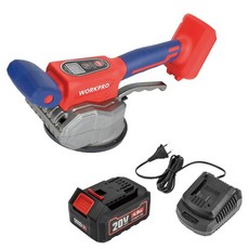 워크프로 20V 12단계조절 타일진동기 123mm + 배터리4A + 충전기 세트 WP397018K, 1세트