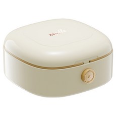 SUNORO 多功能雙層收納針線包縫紉盒, 米白色, 1個