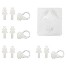 스위모 귀마개 + 코마개 세트, 화이트, 5세트