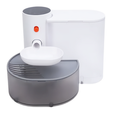 高精寵物 寵物自動傾倒飲水機, 白色, 1個