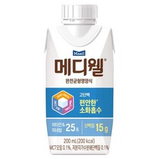 메디웰 고단백 완전균형영양식, 200ml, 1개