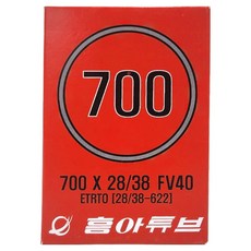 HUNG-A 法式氣嘴 自行車內胎 27吋 1-1/4 700 X 28/38 FV40, 1個