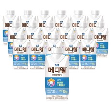 메디웰 고단백 완전균형영양식, 200ml, 18개