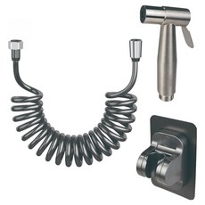 BK 스프레이건 + 접착식 행거 + 스프링 호스 3m 샬럿62 SUS 304, 1개