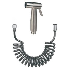 BATHROOM KNOWLEDGE 噴槍 + 彈簧水管 3m 夏洛特64 SUS 304, 單一顏色, 1個