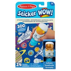 Melissa&Doug 瑪莉莎 Wow! 貼紙 太空人 MD50122, 混合色, 1個