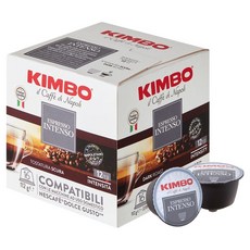 KIMBO 金寶 Dolce Gusto 相容膠囊咖啡 Intenso, 7g, 16入, 1個
