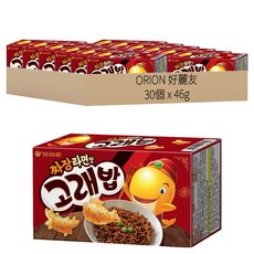 ORION 好麗友 好多魚脆餅 韓式炸醬麵口味, 46g, 30個