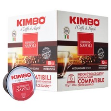 KIMBO 金寶 Dolce Gusto 兼容膠囊咖啡 拿坡里, 16入, 1個