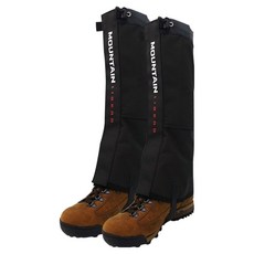 LIBERO 登山防水綁腿 Liam 護腿套, 黑色