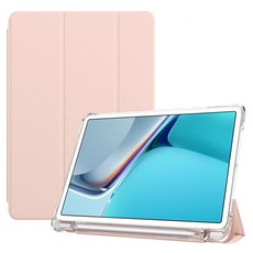 Essence Wear 透明 Apple Pencil 收納平板電腦保護殼, 粉紅色, 1個