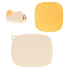 FaSoLa 銀離子砧妙砧板組合, 米白色 + 黃色, 1套