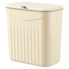 Jongeullobeol 廚房用垃圾桶 10L, 米色, 1個